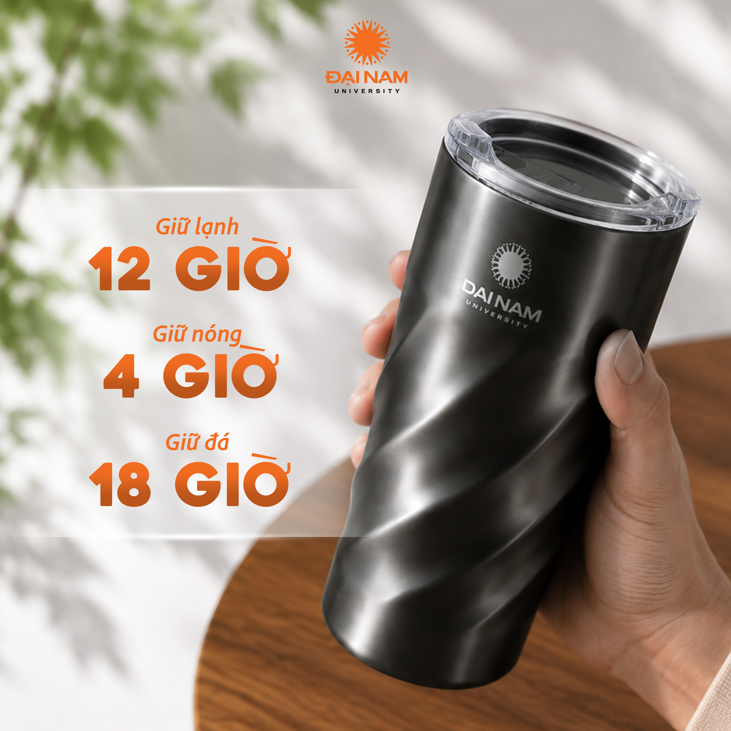 CỐC GIỮ NHIỆT VORTEX CALIX CERAMICA ECO