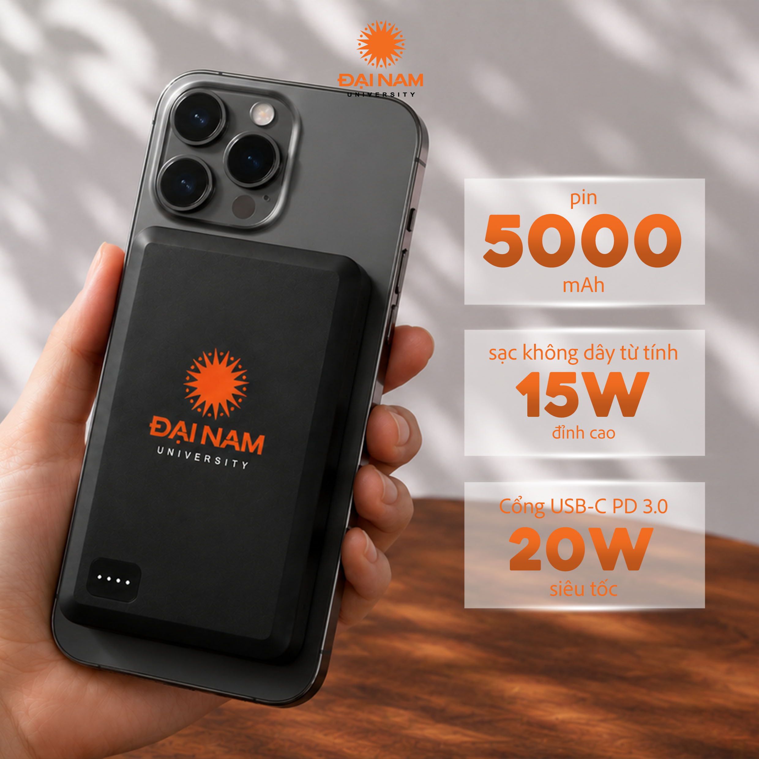 Pin sạc dự phòng Powerwave 5000mAh