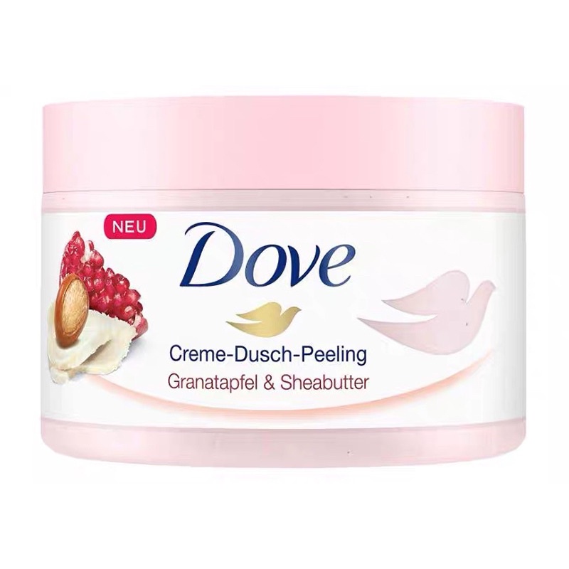 Kem tẩy tế bào chết Dove Granatapfel & Sheabutter 225ml