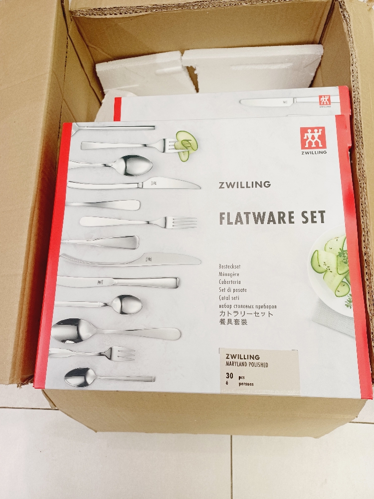 Set dao thìa dĩa Zwilling Flatware 30 món