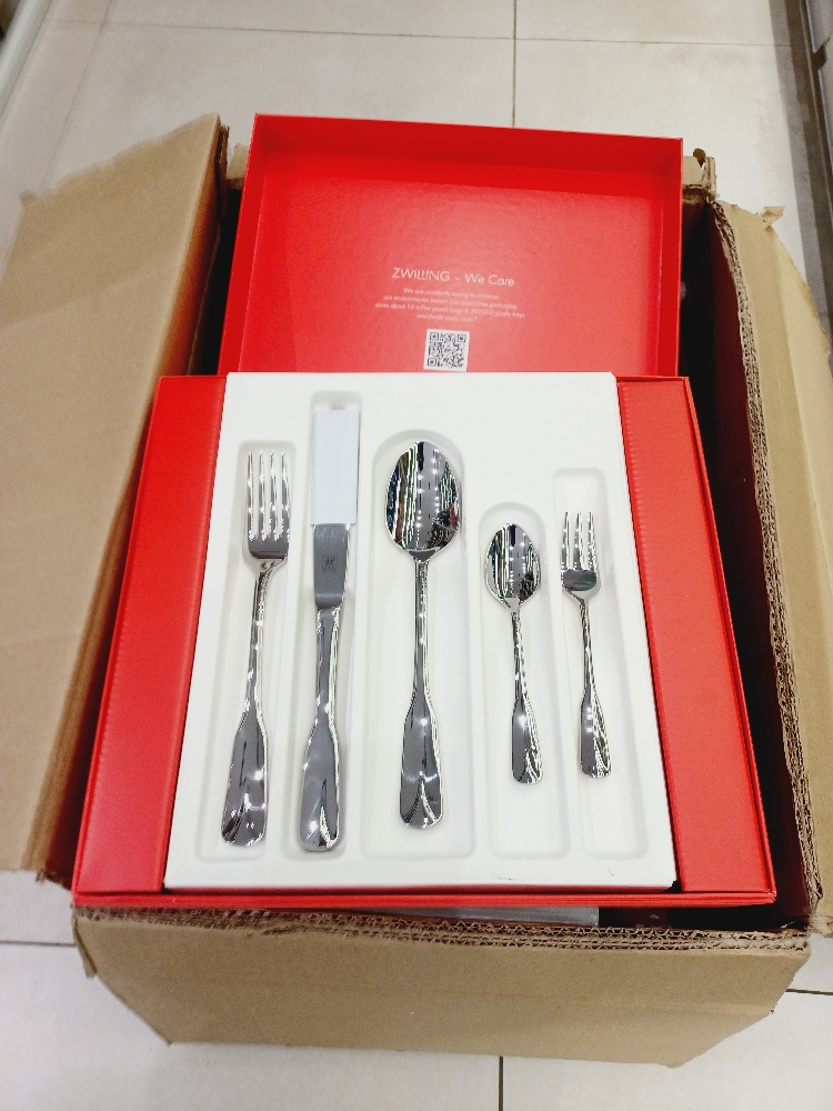 Set dao thìa dĩa Zwilling Flatware 30 món