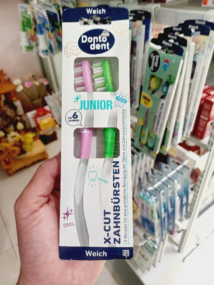 Set bàn chải Dontodent trẻ em từ 6 tuổi (2c)