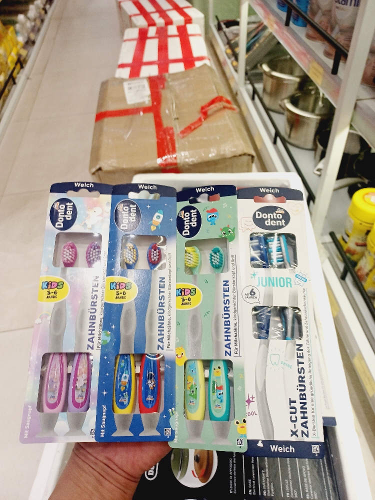 Set bàn chải Dontodent trẻ em từ 6 tuổi (2c)