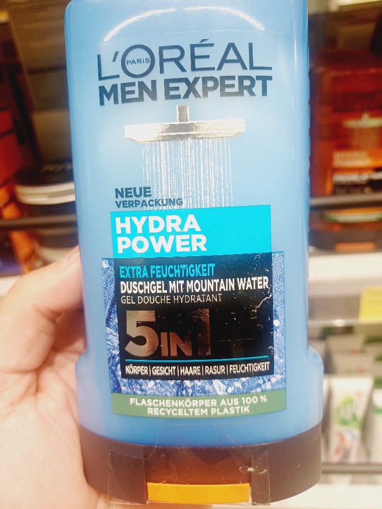 Sữa tắm L'oreal men Expert hydra power (nước núi 5 in1)_250ml