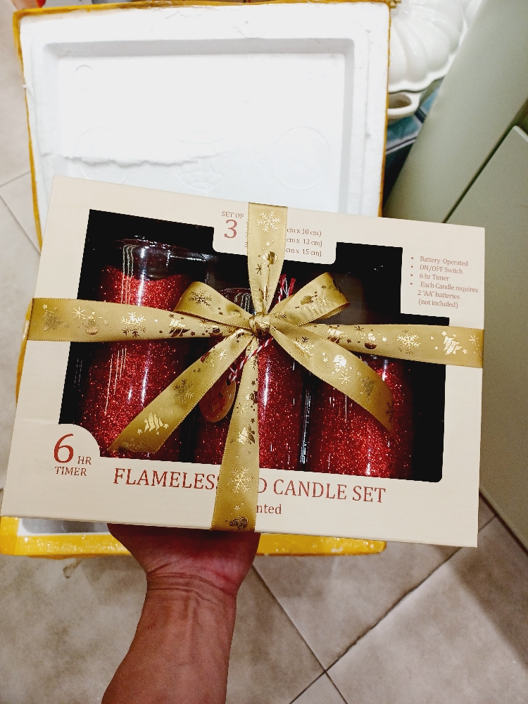 Set 3 cây nến điện Flameless Led Candle