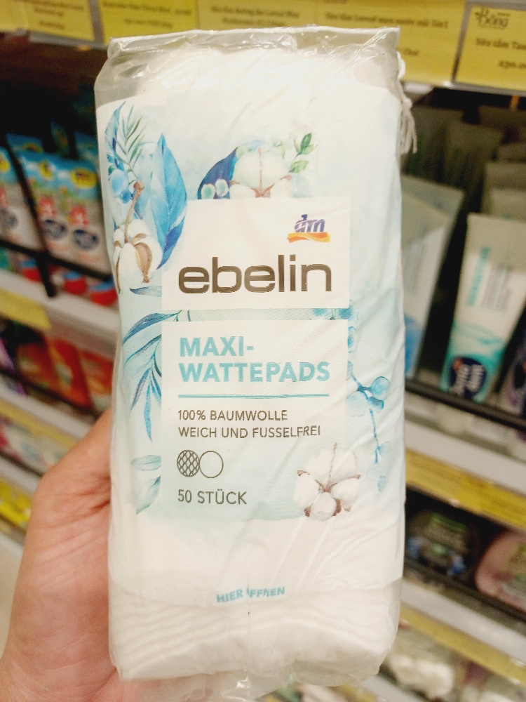 Bông tẩy trang Ebenin cỡ lớn (gói 50 miếng)