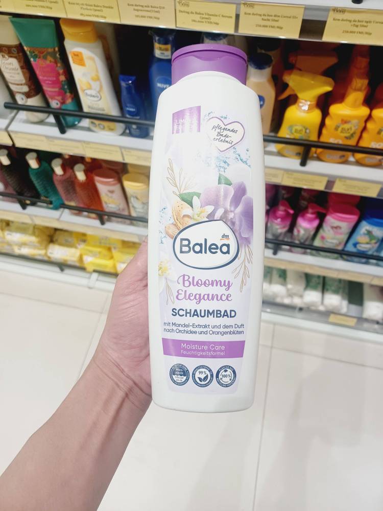 Sữa tắm Balea 750ml chiết xuất hạnh nhân,hoa cam và hoa lan