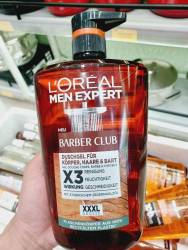 Sữa tắm gội L'Oréal Men Expert Barber Club 3 in 1 XXL 1 lít