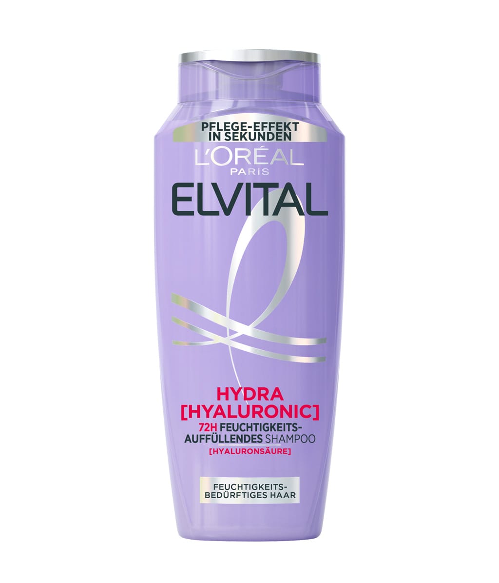 Dầu gội dưỡng ẩm L'oreal Elvital 72h Hydra_250ml (Dành cho tóc khô)