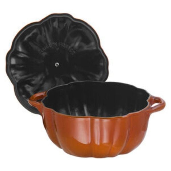 Nồi gang Staub bí ngô 24cm màu vàng cam