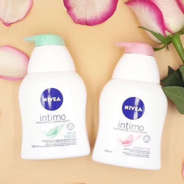 Dung dịch vs phụ nữ Nivea Mild fresh (250ml)