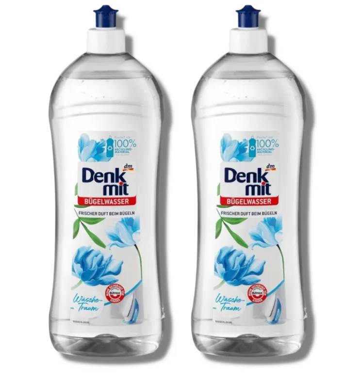 Nước thơm là quần áo Denkmit Bügelwasser 1l