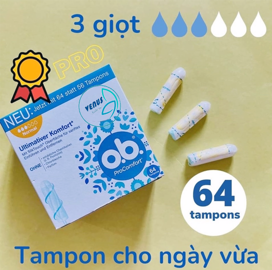 Tompon O.B pro comfort Normal (64stk)