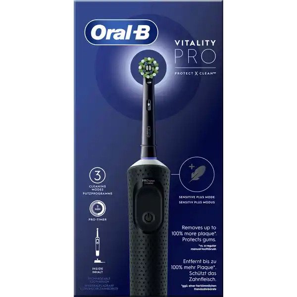 Bàn chải điện Oral-B Provitality (màu tím/đen)