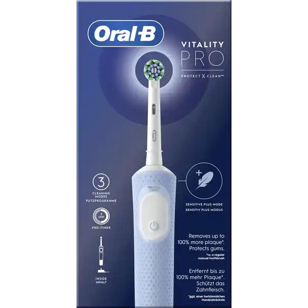 Bàn chải điện Oral-B Provitality (màu tím/đen)