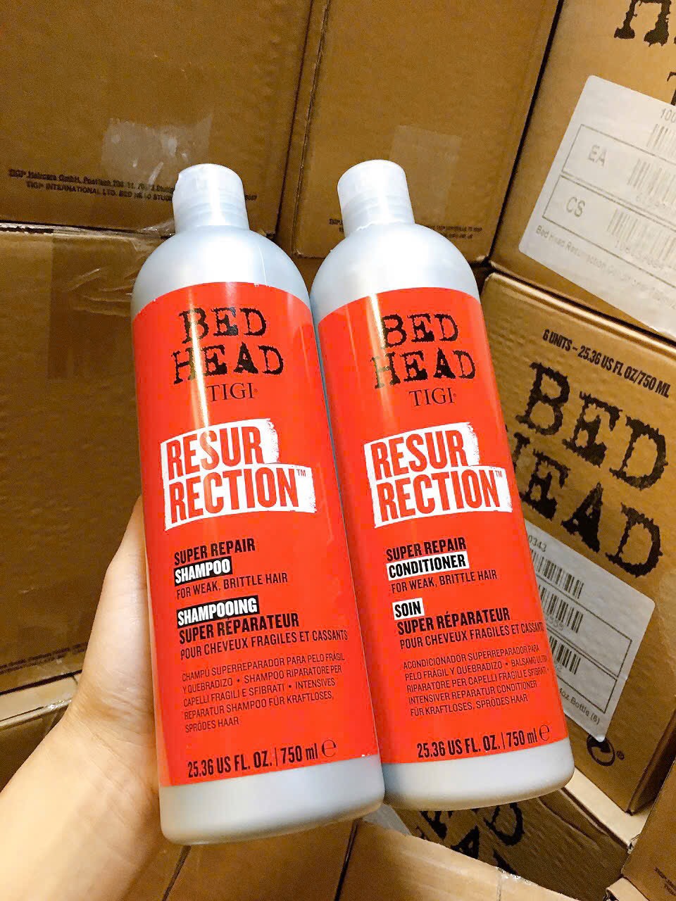 Dầu gội Tigi đỏ 750ml