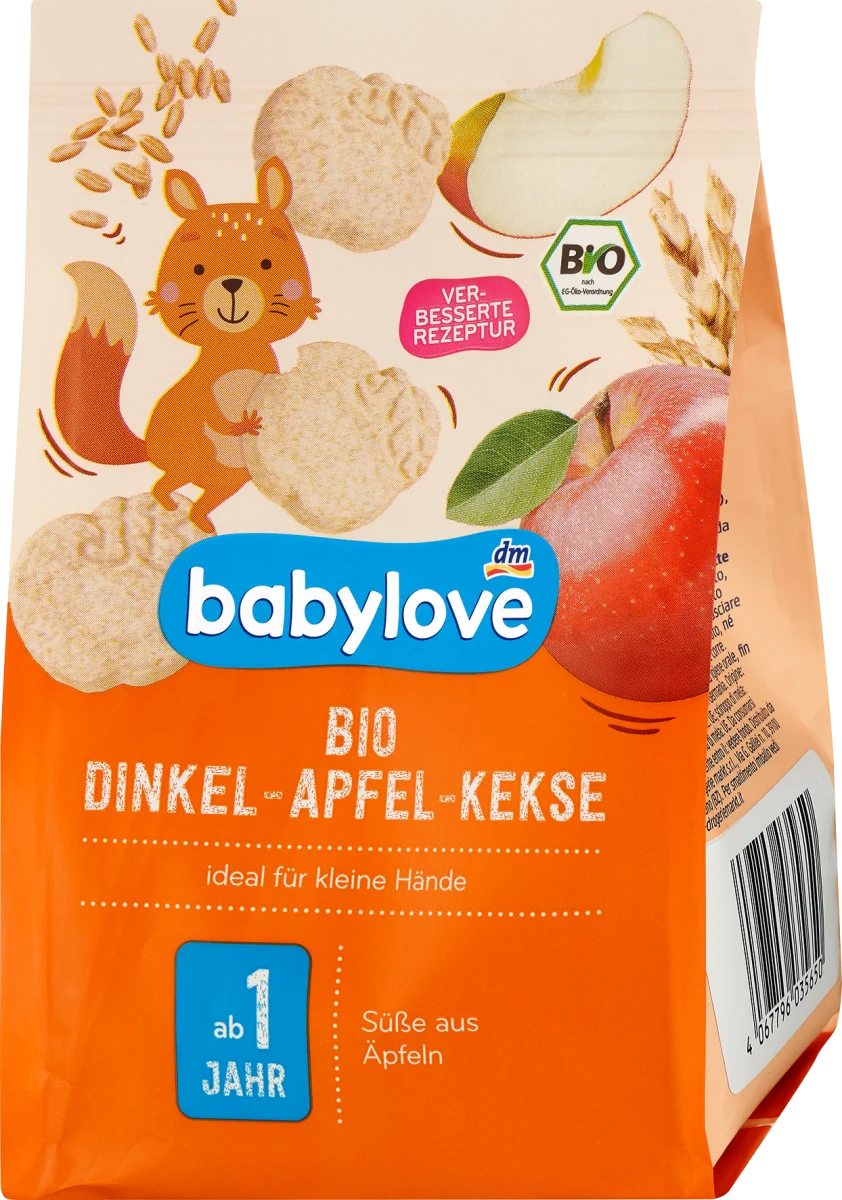 Bánh ăn dặm Babylove Dinkel-Apfel