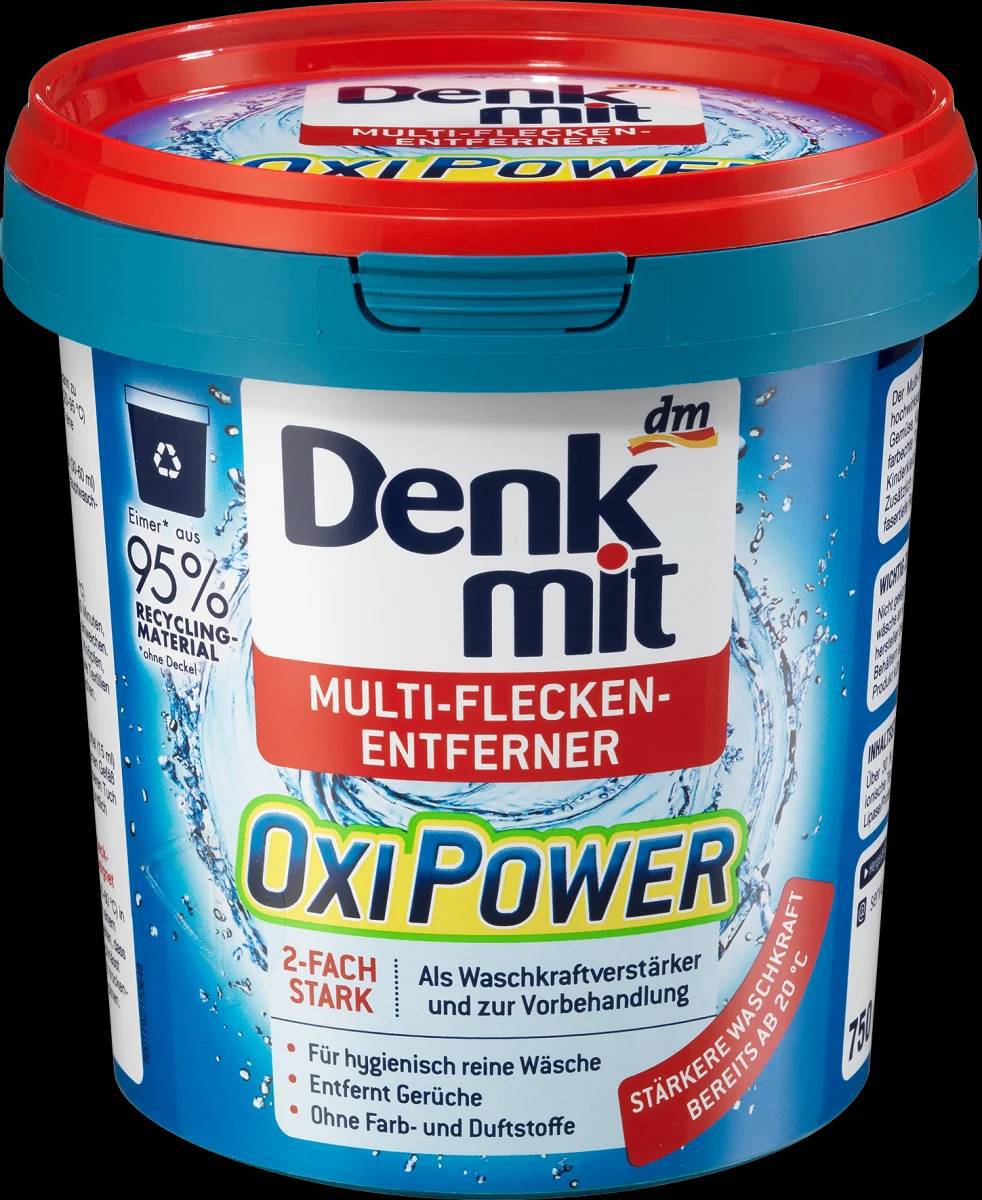 Bột giặt tẩy quần áo màu đa năng 750g