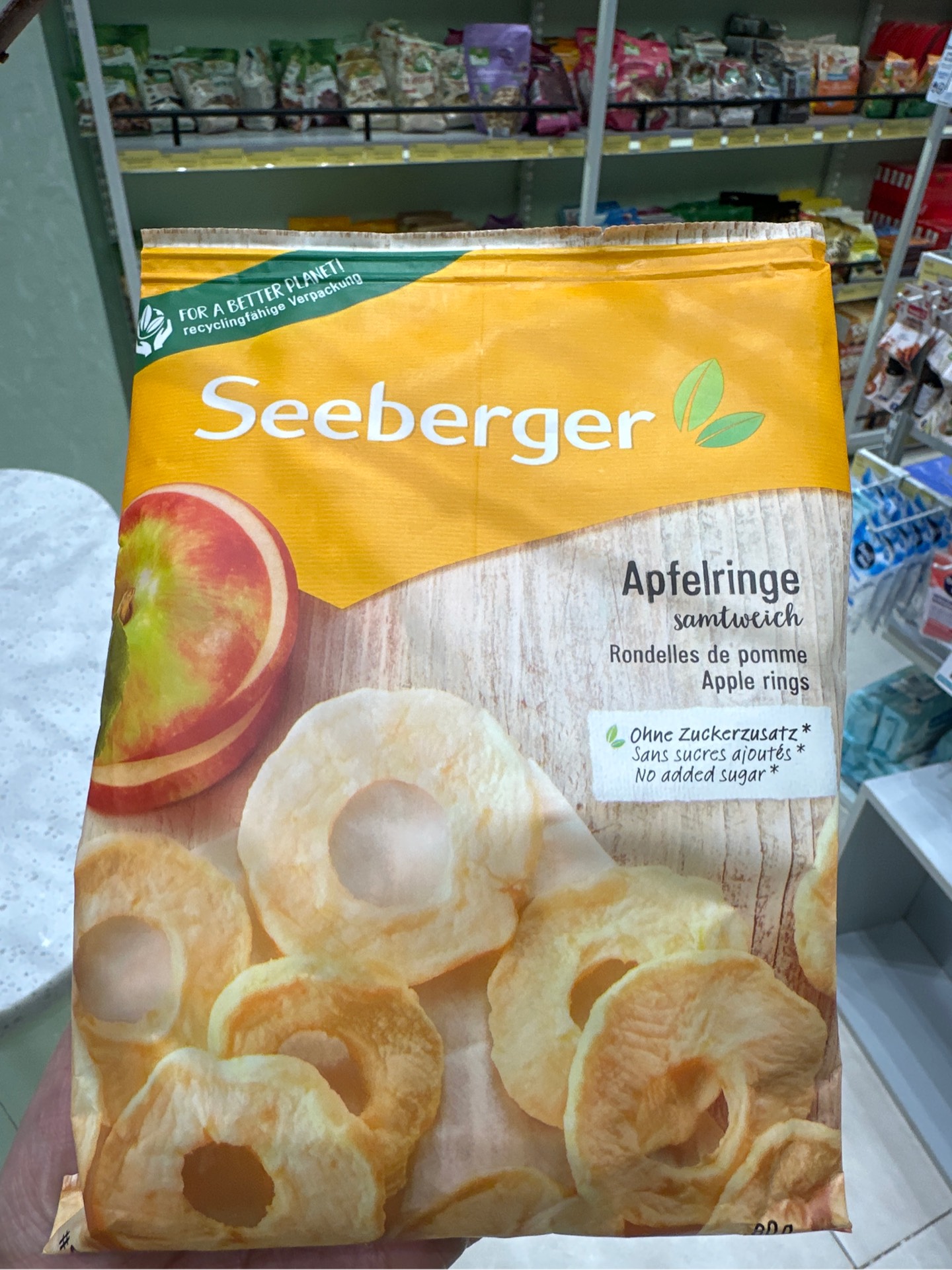 Seeberger Apfelringe (Táo sấy) 80g