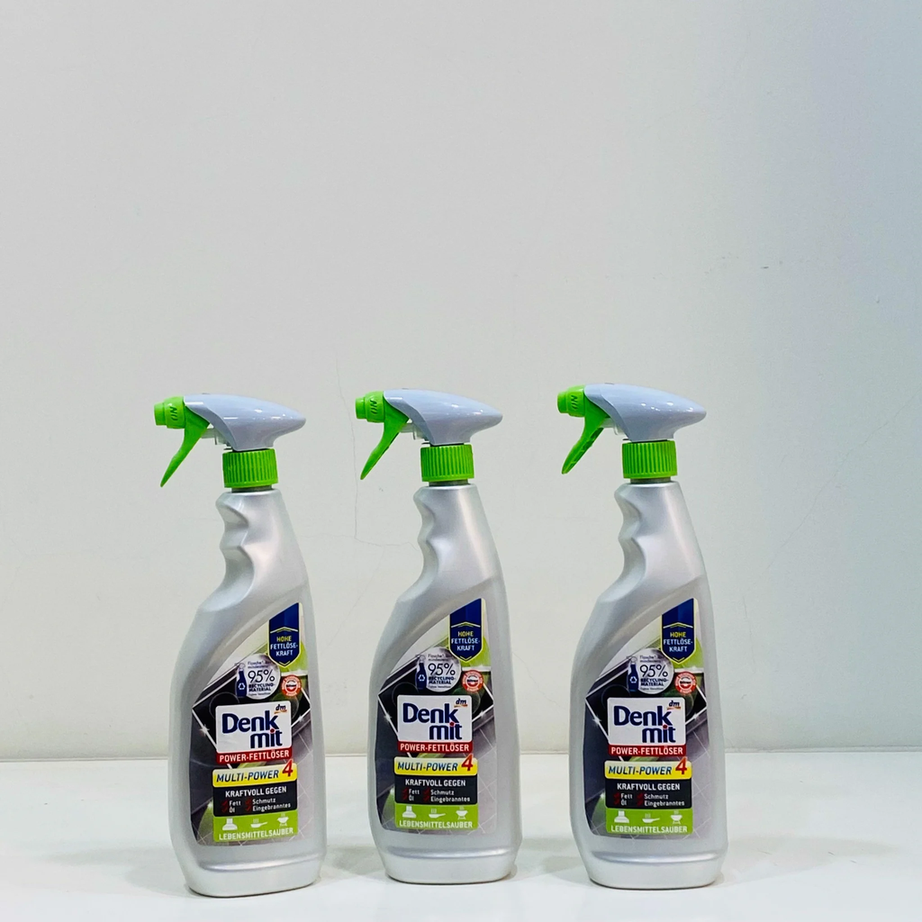Xịt vệ sinh dầu mỡ nhà bếp đa năng Denkmit Fett 750ml