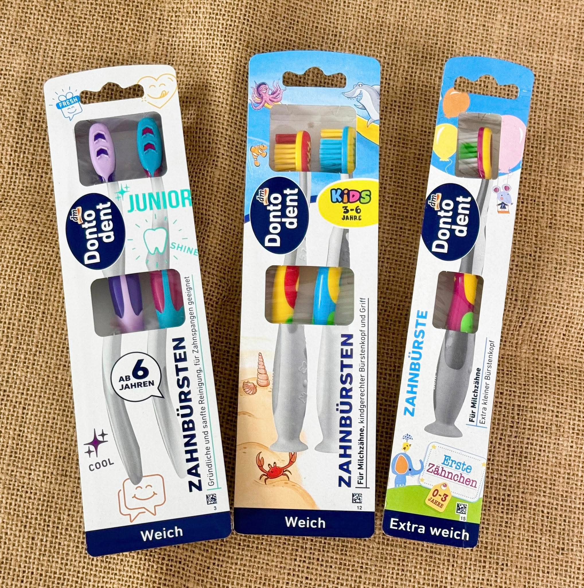 Set bàn chải Dontodent trẻ em 3-6 tuổi (2c)