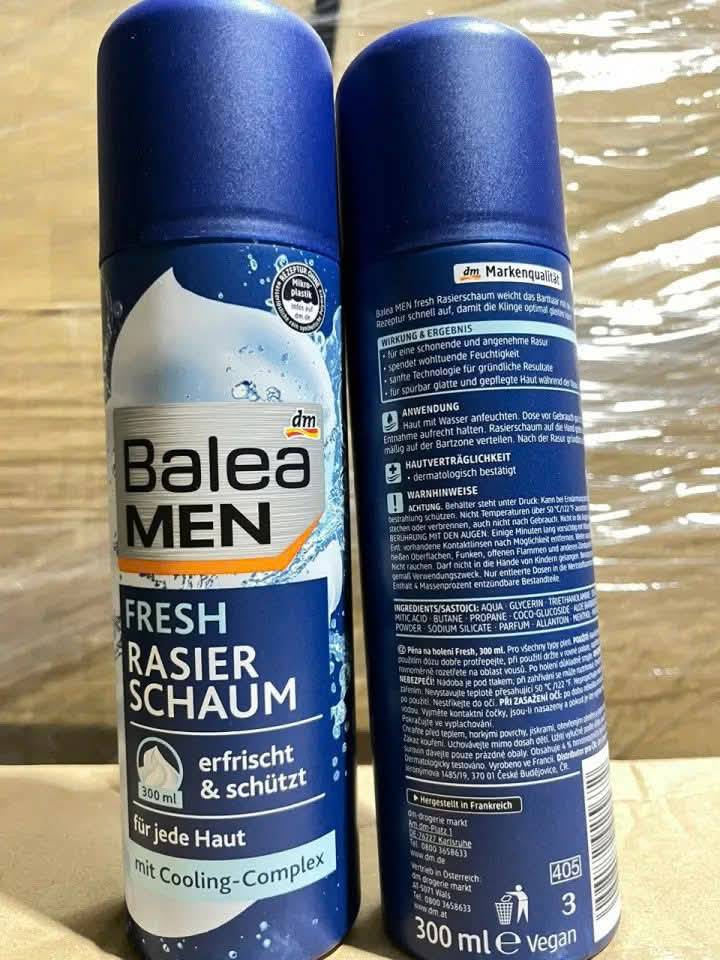 Bọt cạo râu Balea Men Fresh (dung tích 300ml)