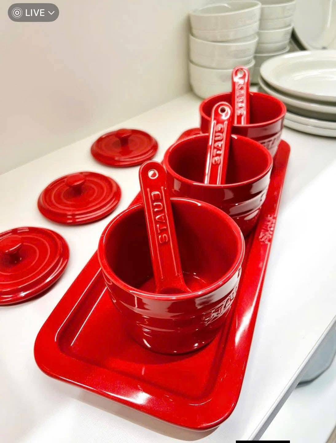 🌶️ SET GIA VỊ STAUB ĐỎ
