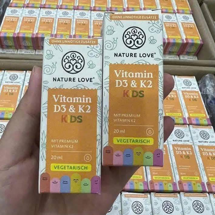 Vitamin D3,K2 Nature love Kids