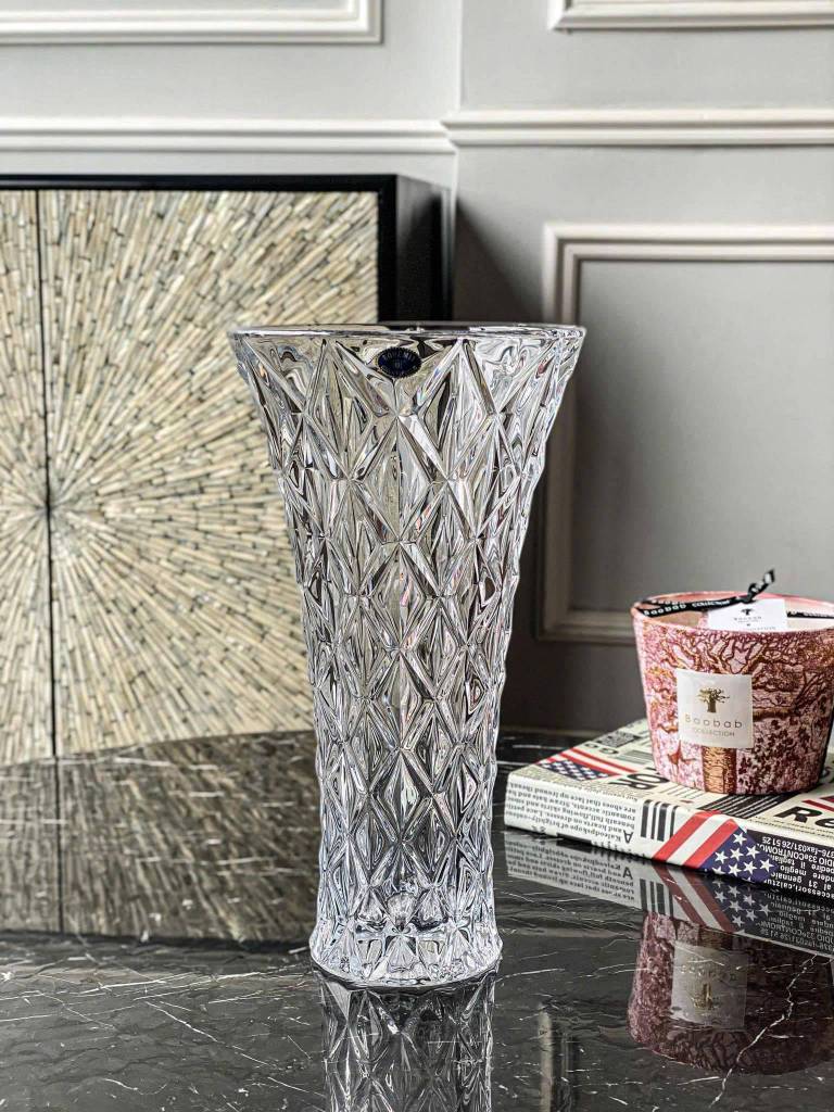 Lọ hoa pha lê Bohemia Memphis 30cm