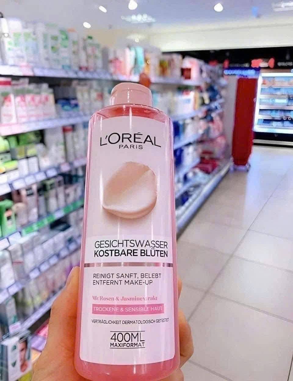 Nước hoa hồng, tẩy trang L'Oréal 400ml
