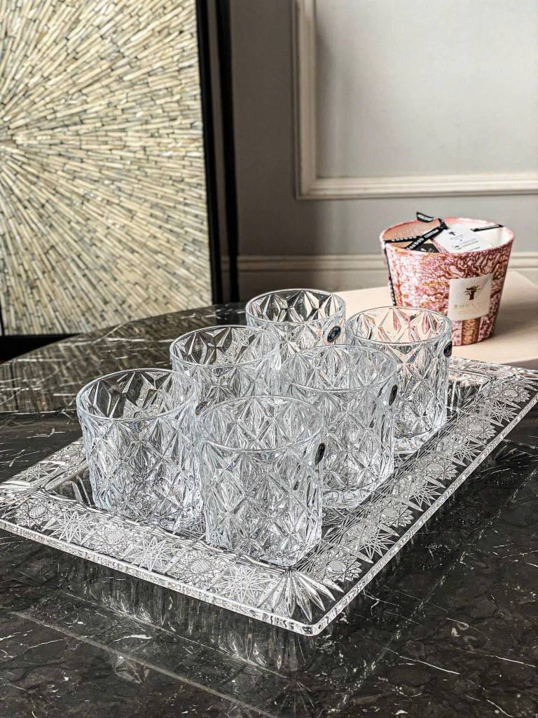 Set 6 cốc pha lê Bohemia memphis 300ml