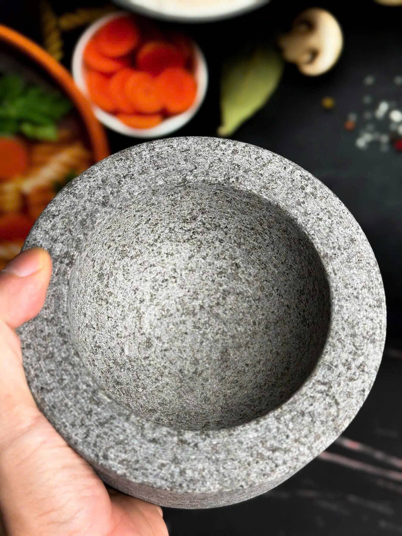 🇩🇪🇩🇪 Set Chày Cối đá Granite KELLER Đức màu Xám