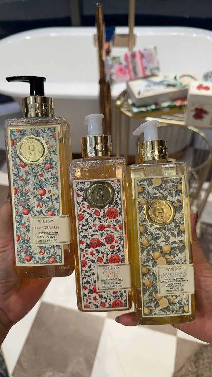 Nước rửa tay cao cấp Hopificio Firenze hương chanh Ý (Italian Lemon Luxury Hand Wash) 500ml