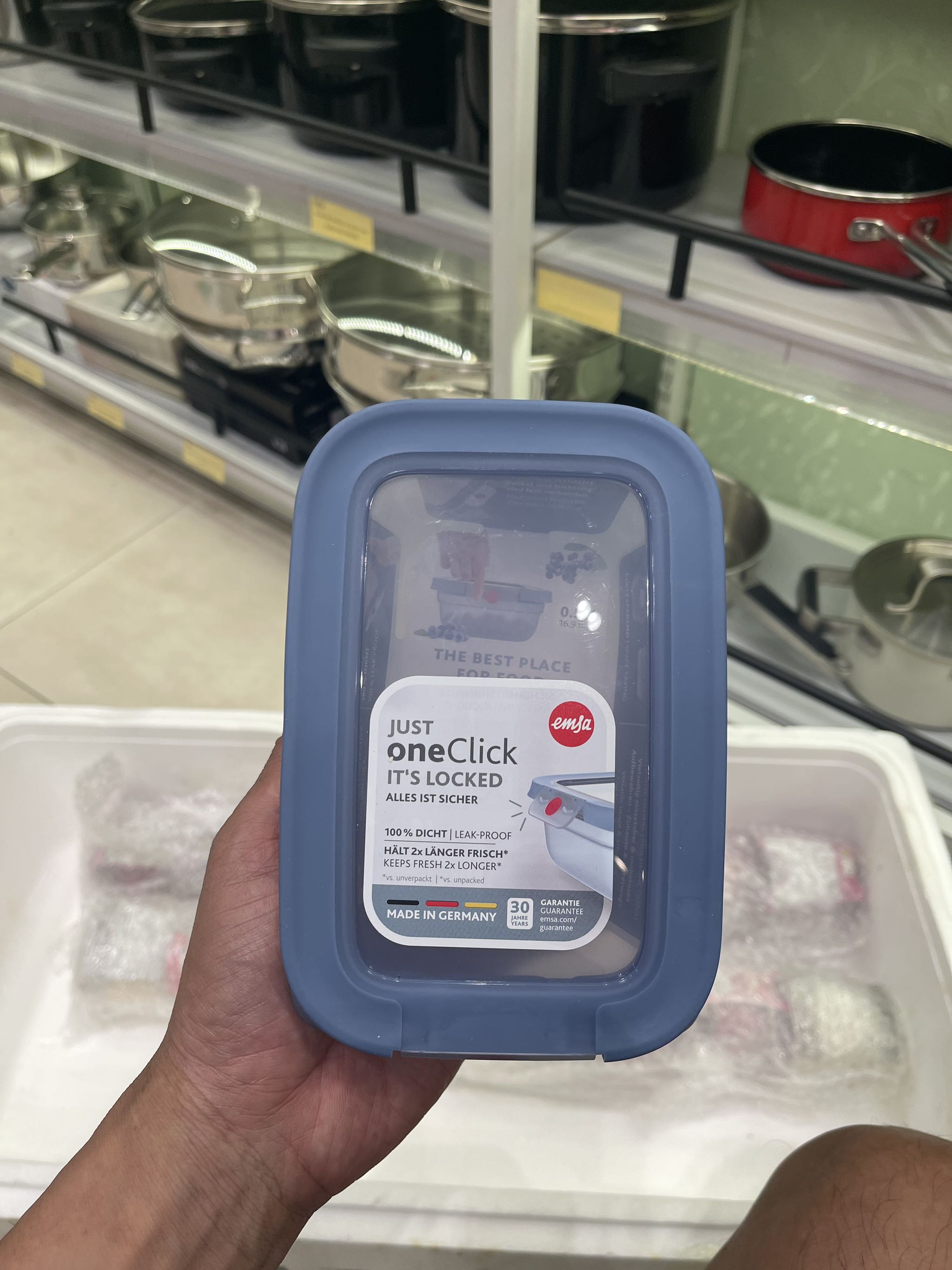 Hộp bảo quản thực phẩm Emsa 0,5l