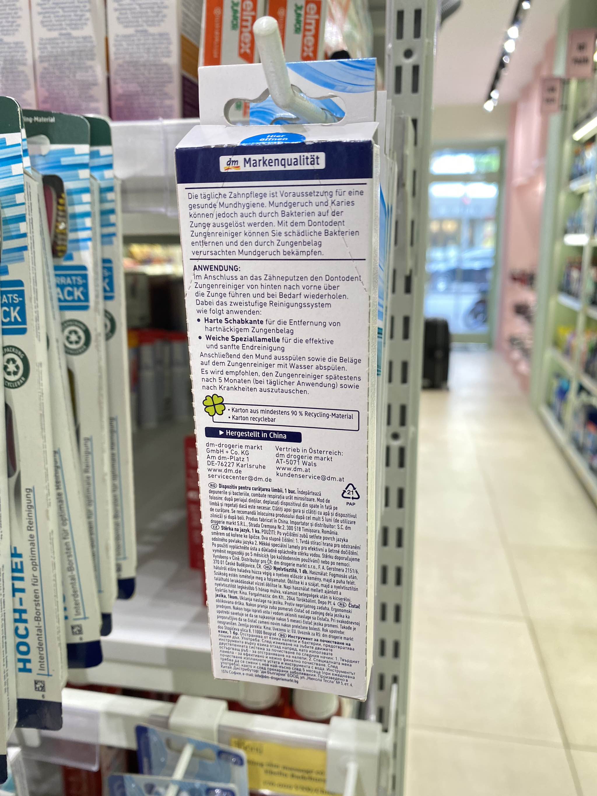 Dụng cụ vệ sinh lưỡi Dontodent