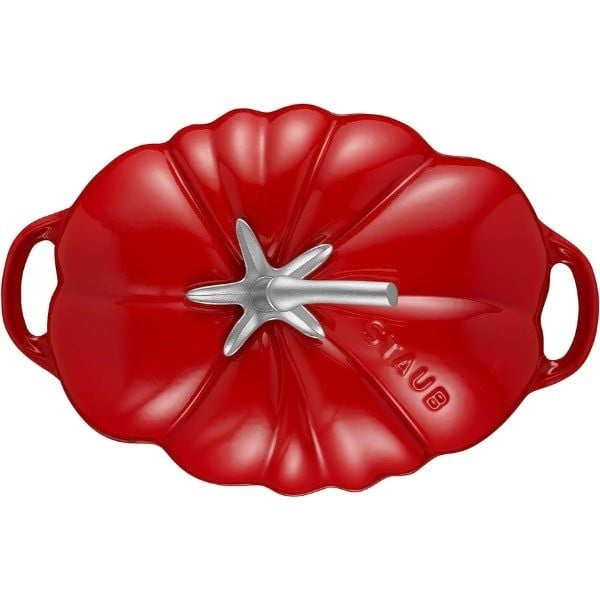 Nồi gang Staub hình quả cà chua màu đỏ Cherry 25cm (2,9l)