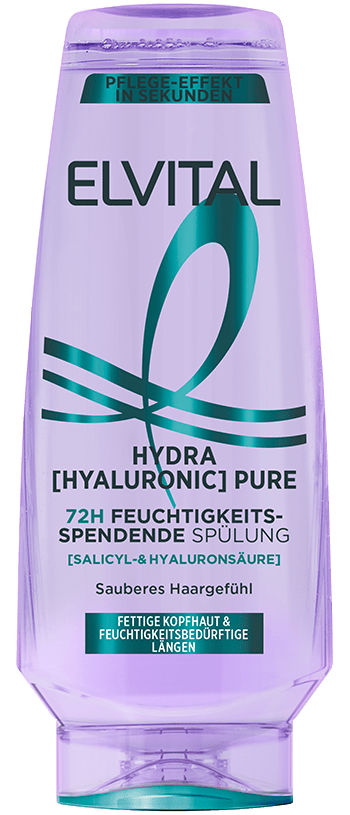 Dầu xả dưỡng ẩm L'oreal Elvital 72h Hydra_200ml (Dành cho da đầu nhờn)