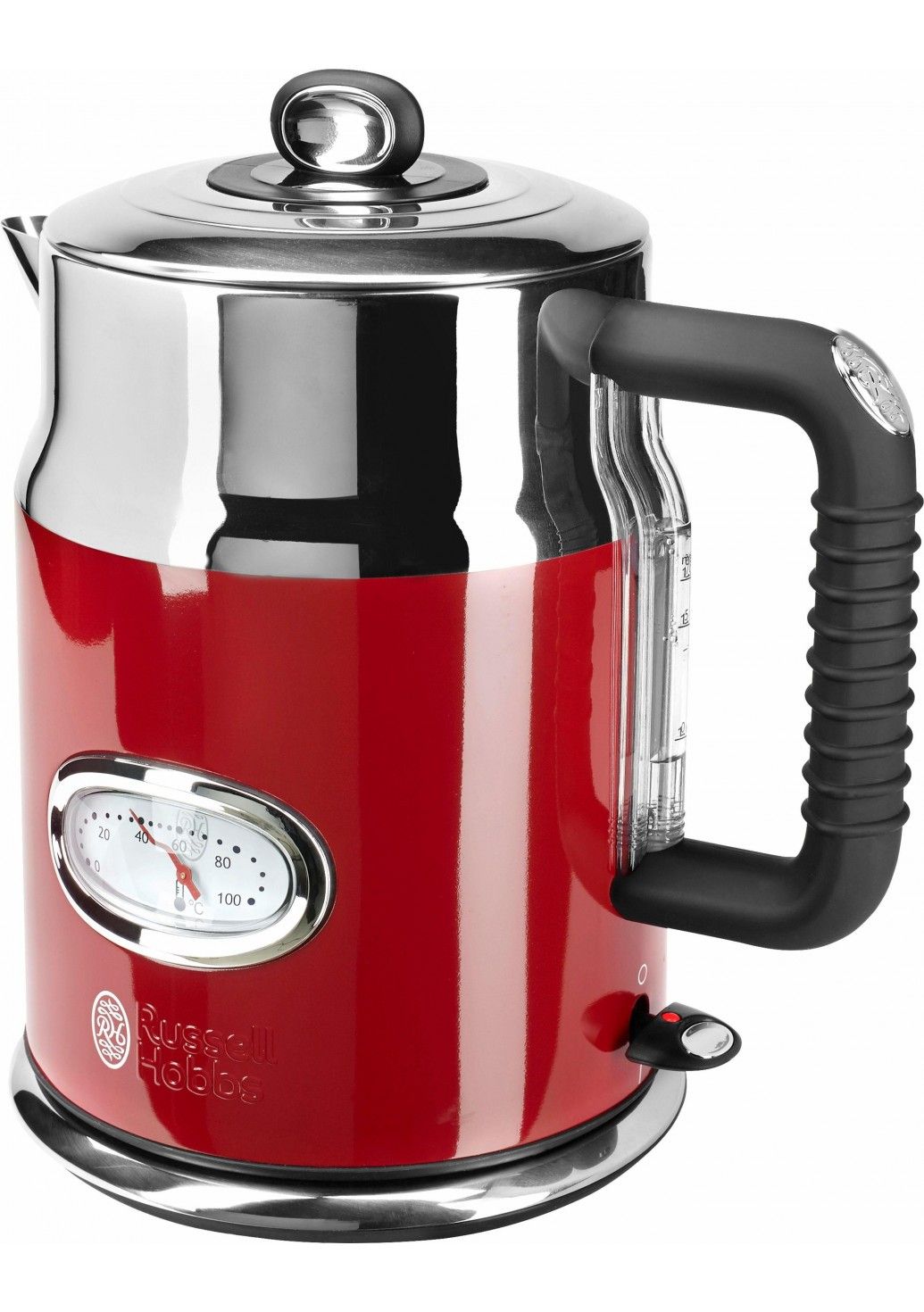 Ấm siêu tốc Russell Hobbs retro (Mầu đỏ mận)_1,7l