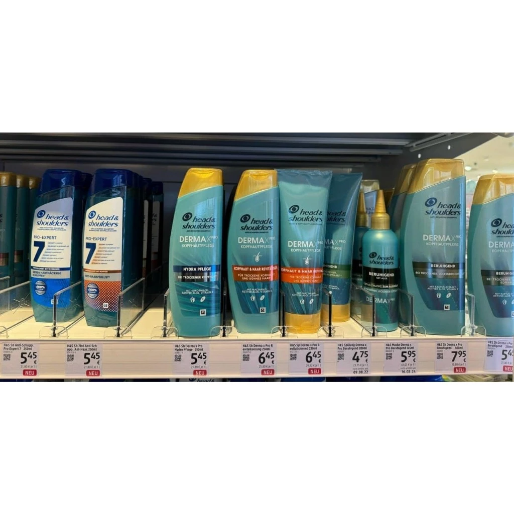 Dầu gọi H&S Derma X Pro Hydra Pflege  250ml
