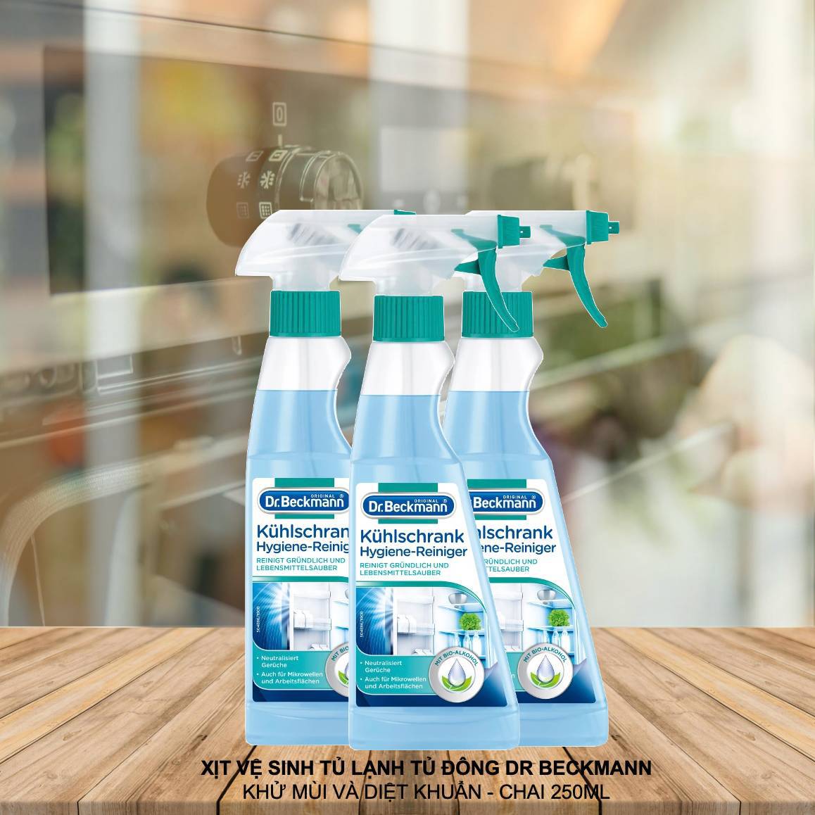Xịt vệ sinh tủ lạnh Dr Beckmann 250ml