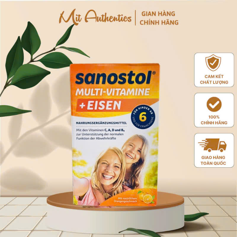 Vitamin tổng hợp Sanostol Multi-Vitamin+Eisen 460ml