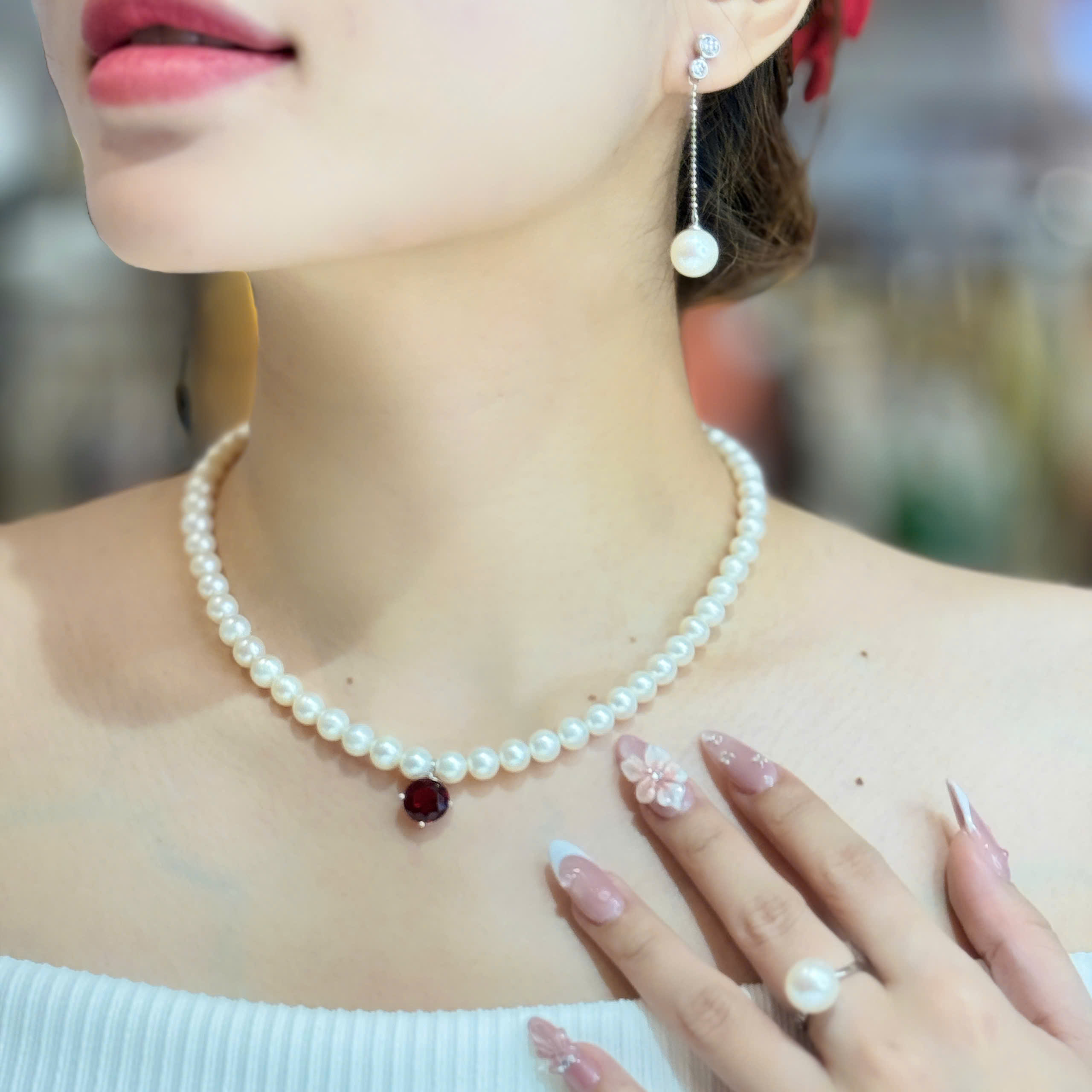 Vòng cổ ngọc trai