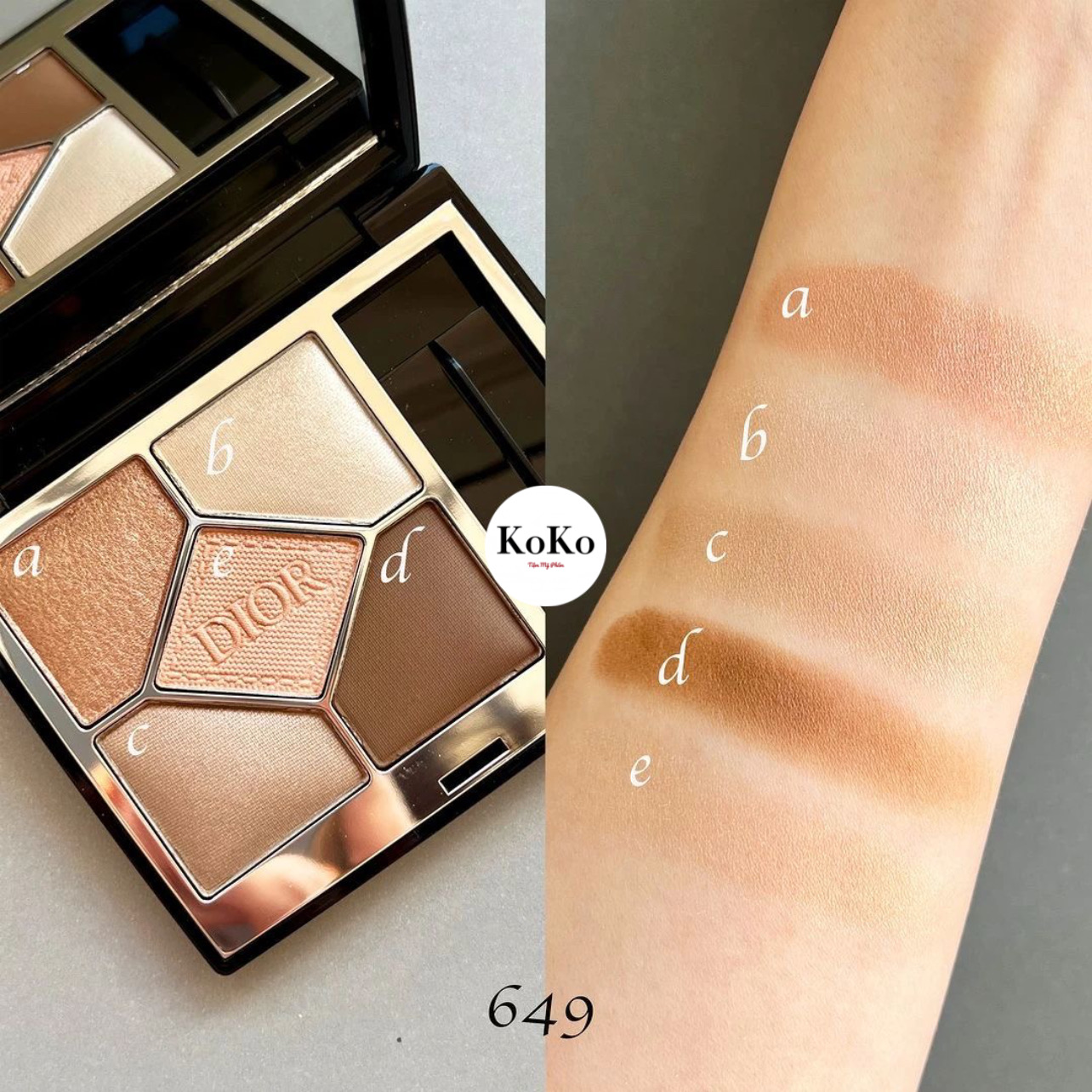 Bảng Phấn Mắt Diorshow 5 Couleurs