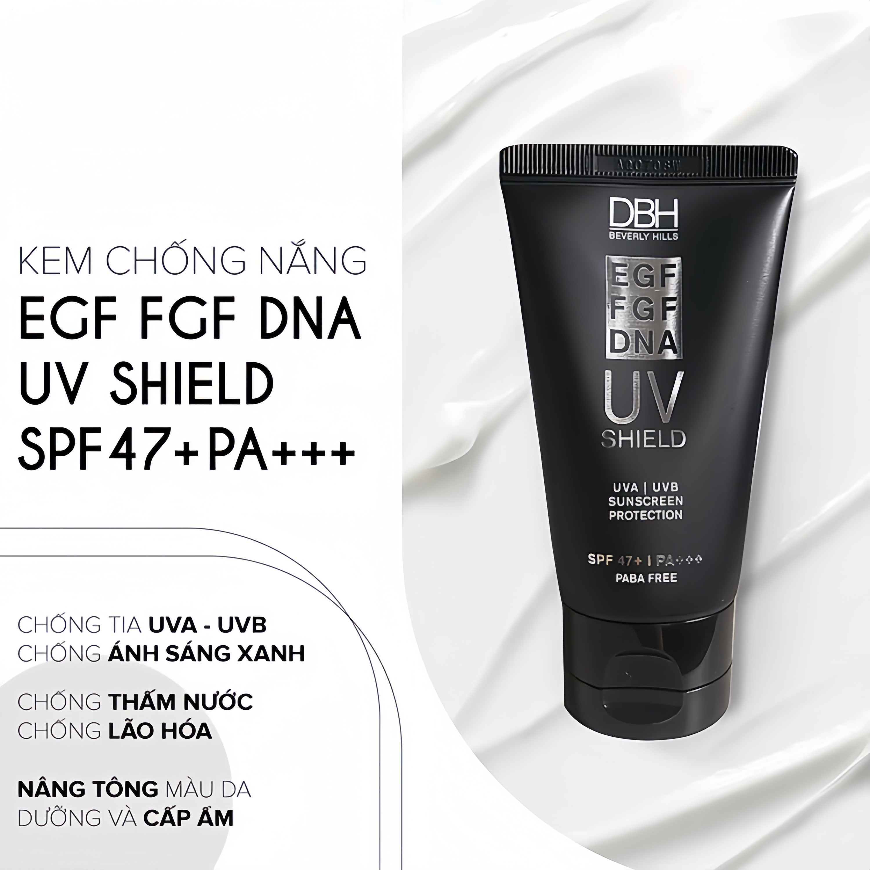 Kem Chống Nắng DBH EGF UV Shield SPF47/PA++++ 60ml