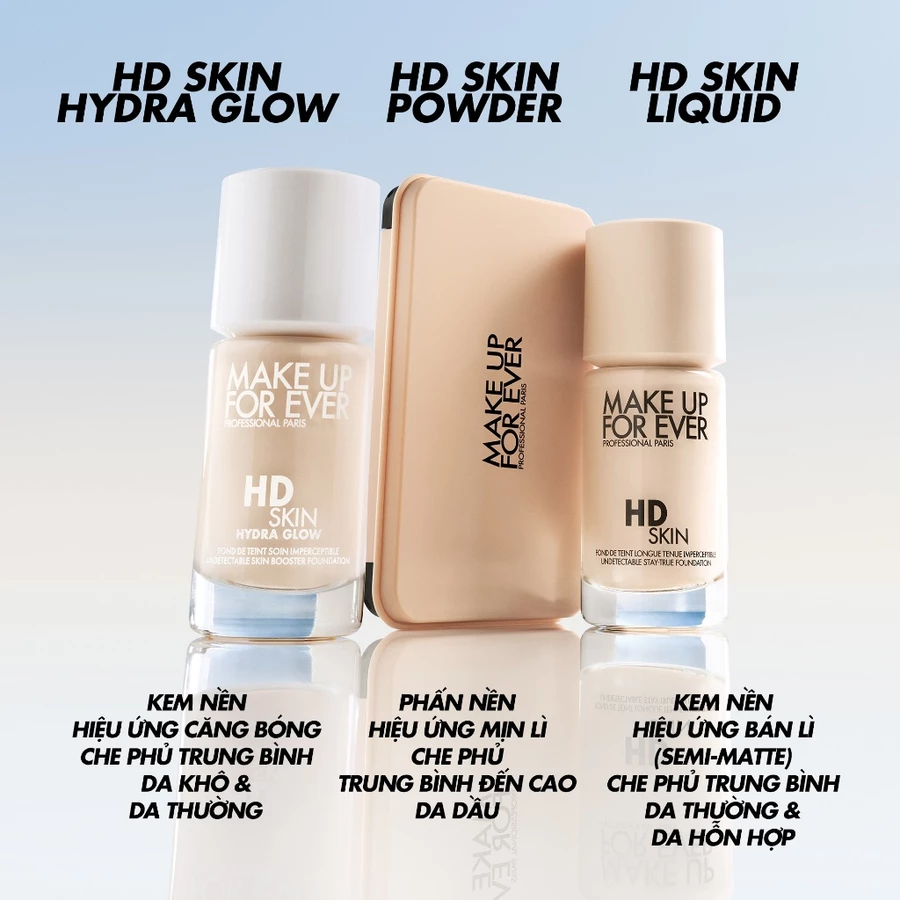 Kem Nền Căng Bóng Make Up For Ever HD Skin Hydra Glow 30ml