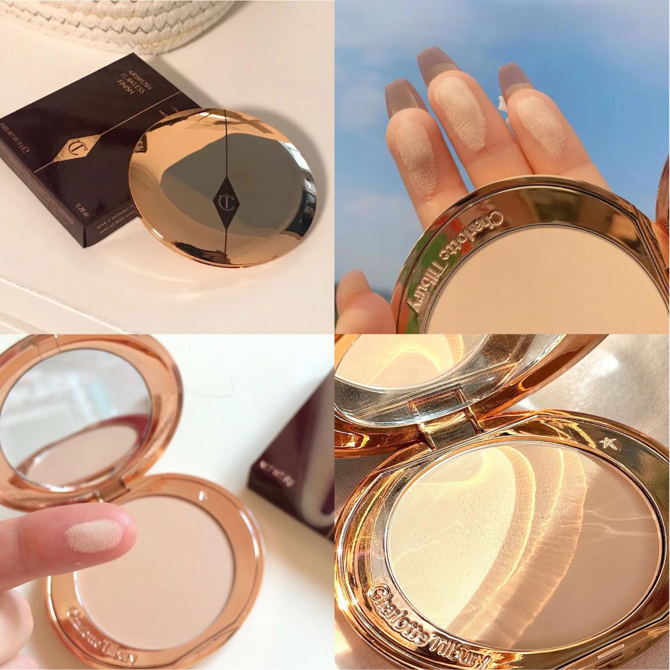 [Fullsize] Phấn phủ dạng nén Charlotte Tilbury Airbrush Flawless Finish 8g