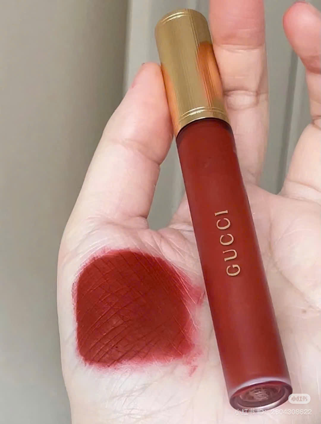 Son Kem Lì Gucci Rouge Liquid Matte 505 Janet Rust (New) – Màu Đỏ Đất