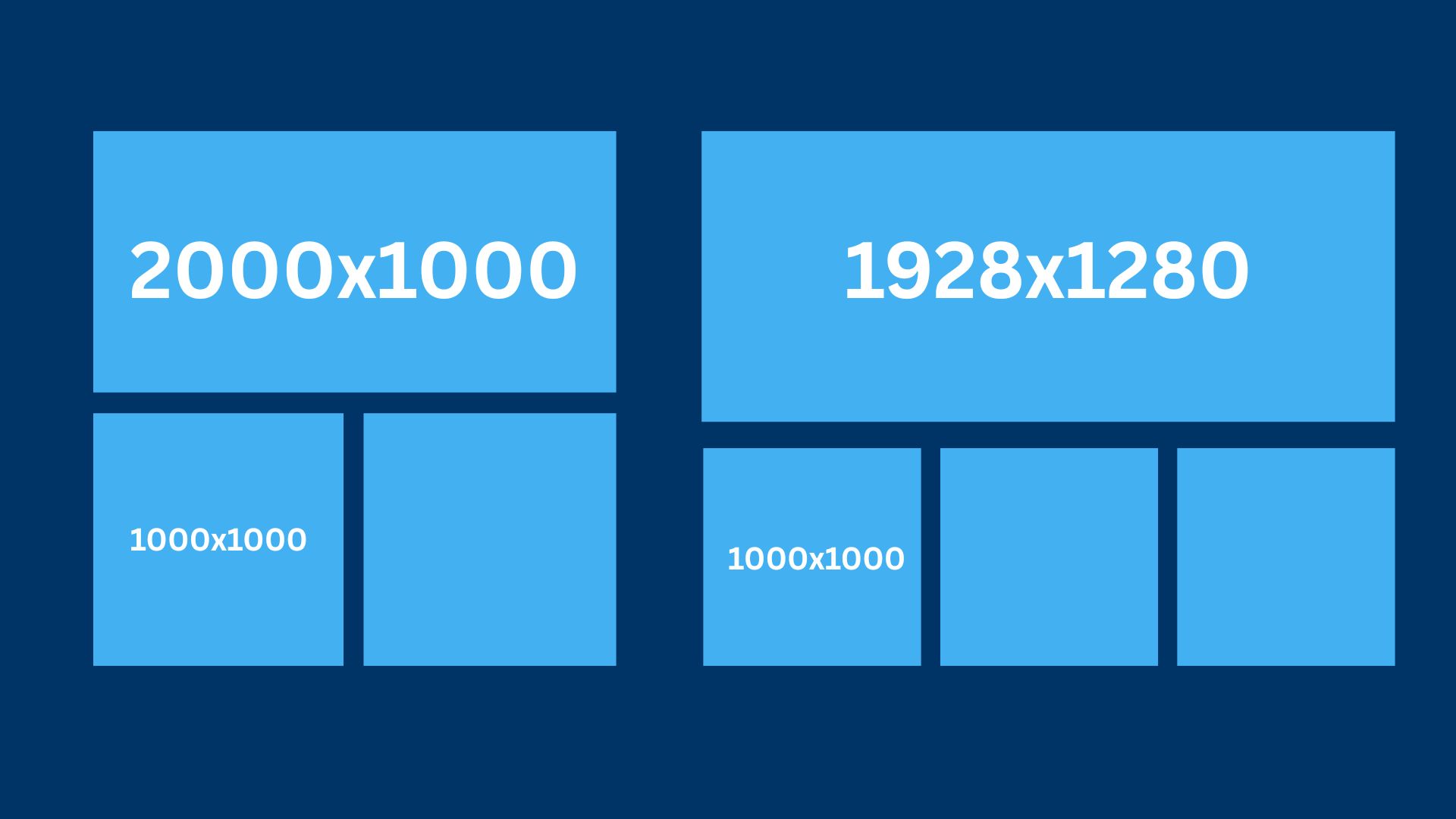 kích thước ảnh đăng facebook bố cục 4 ảnh vuông