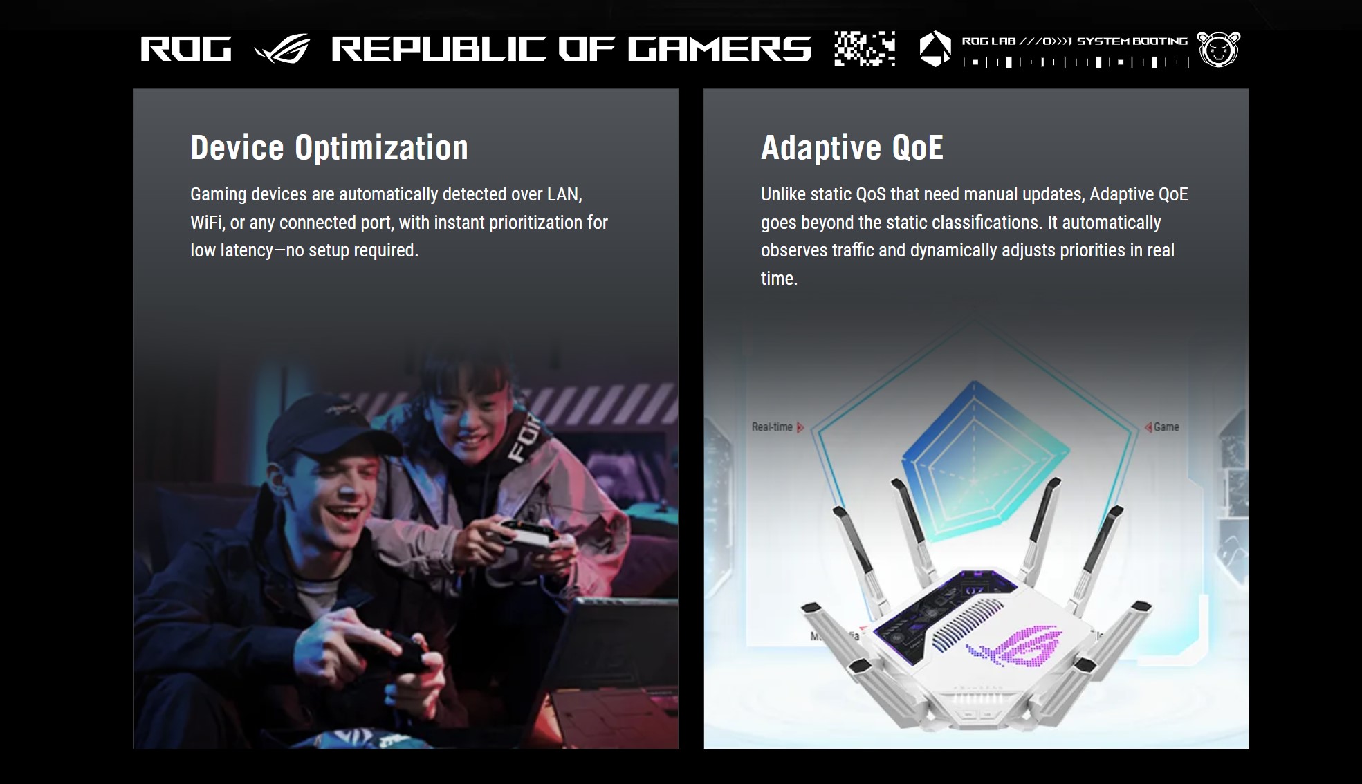 ASUS ROG Rapture GT-BE19000AI (Gaming Router) Wifi BE19000