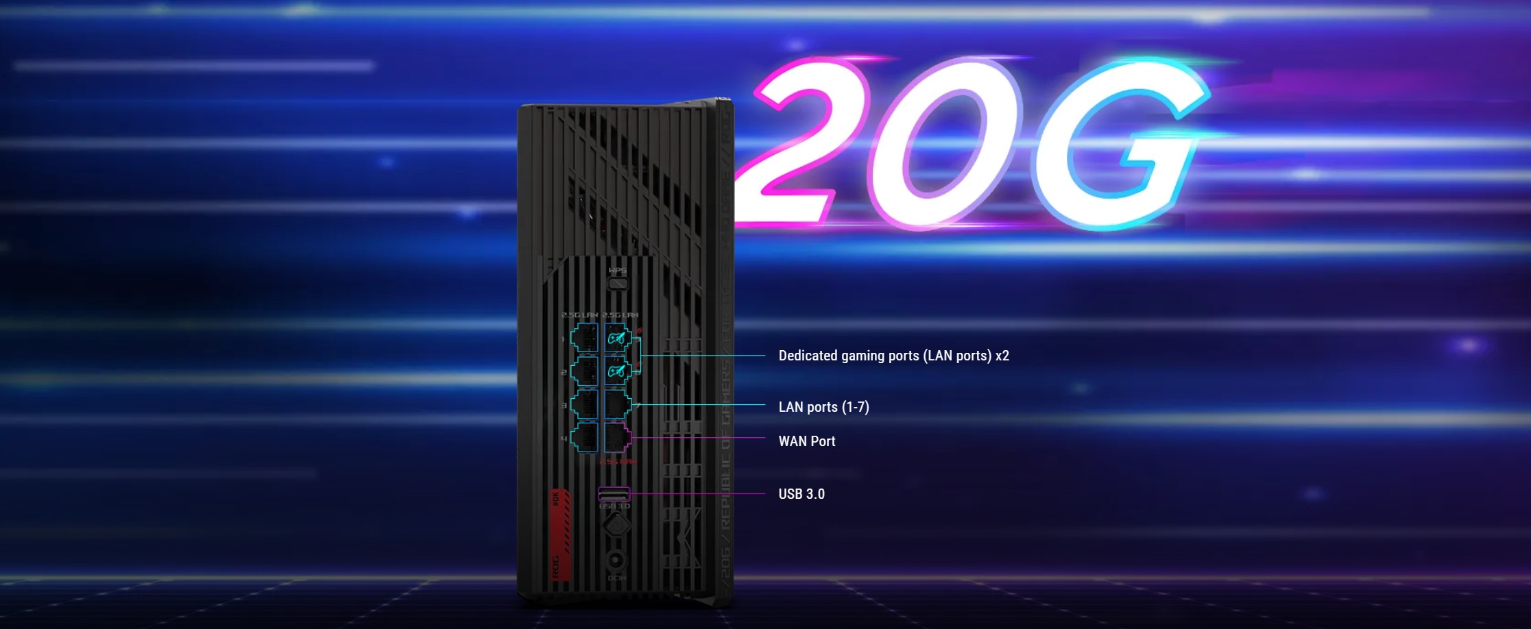 ASUS ROG STRIX GS-BE18000 (Gaming Router) Wifi BE18000 3 băng tần NAVA ...